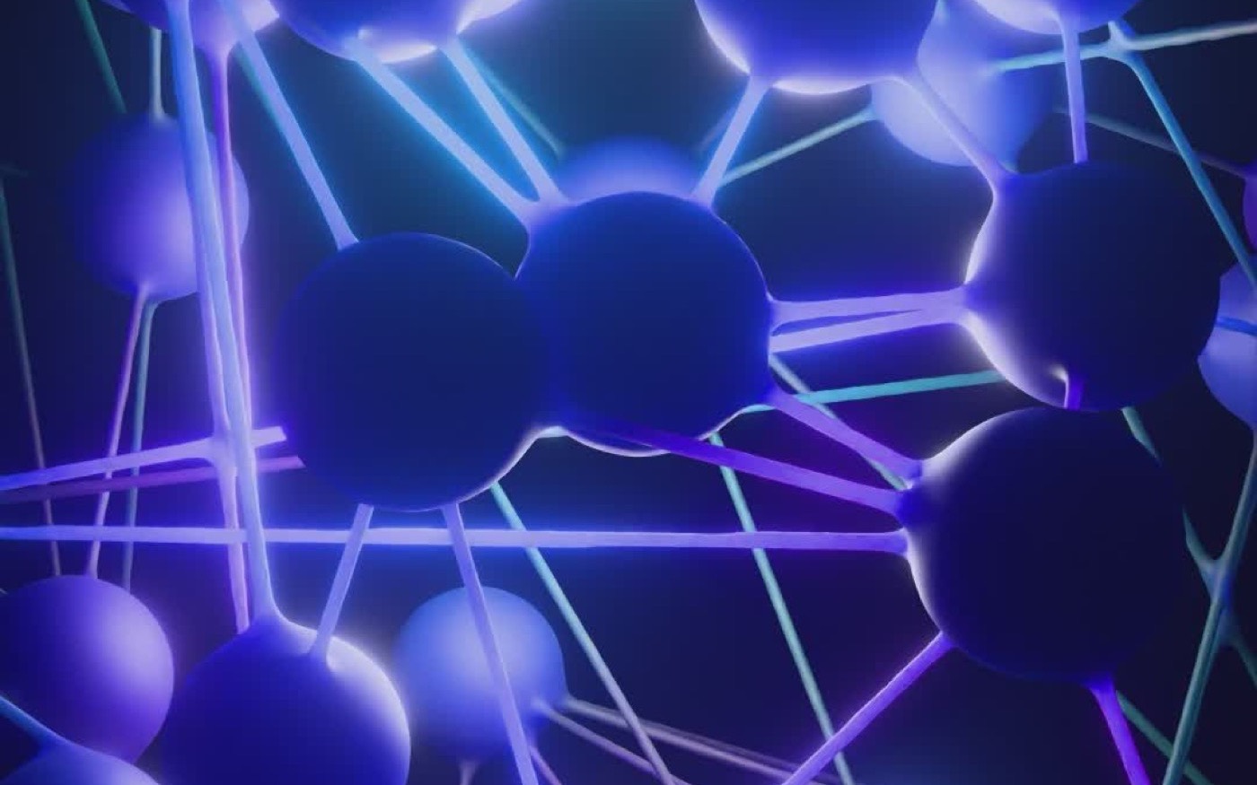 AI network structure illustration